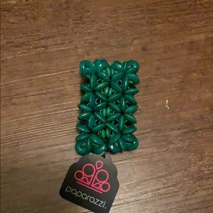 Green beaded bracelet